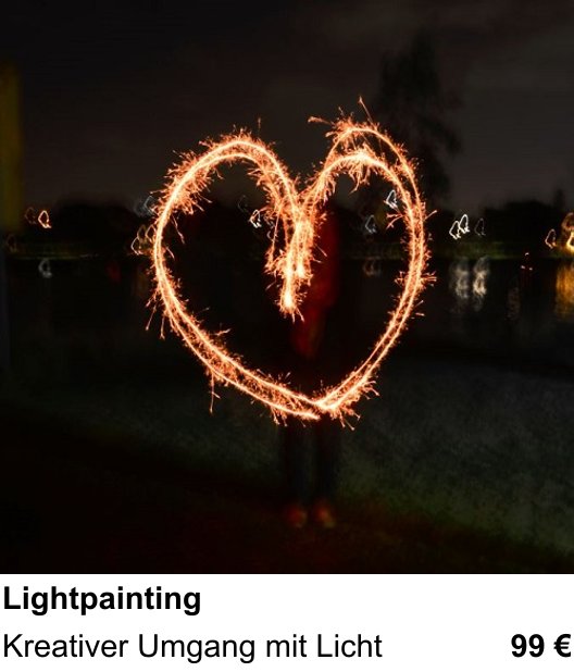 Kreativer Umgang mit Licht: dein Fotokurs in Kassel zu Lightpainting