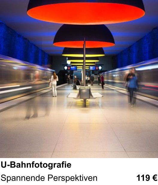 Spannende Perspektiven: dein Fotokurs in Kassel zu U-Bahnfotografie
