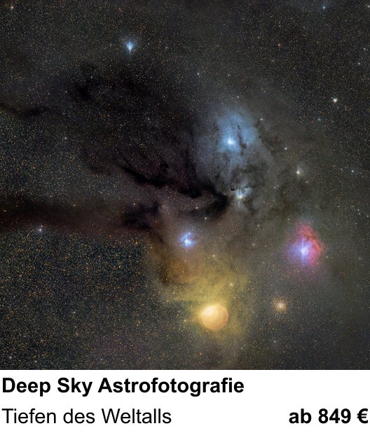 Bildstarker Fotoworkshop über Deep Sky Astrofotografie: Tiefen des Weltalls