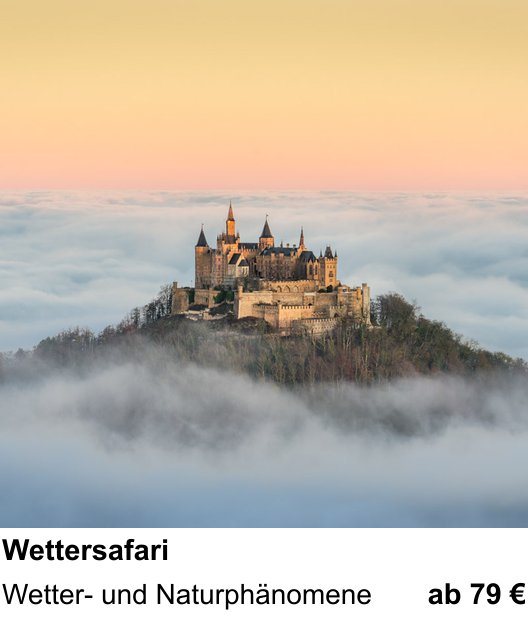 Bildstarker Fotoworkshop über Wettersafari: Wetter- und Naturphänomene